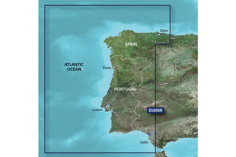 Portugal - Nordvästra Spanien Garmin microSD™/SD™ - Sport & fritid - Marint - Båttillbehör - Marinelektronik - Sjökort & sjökarta