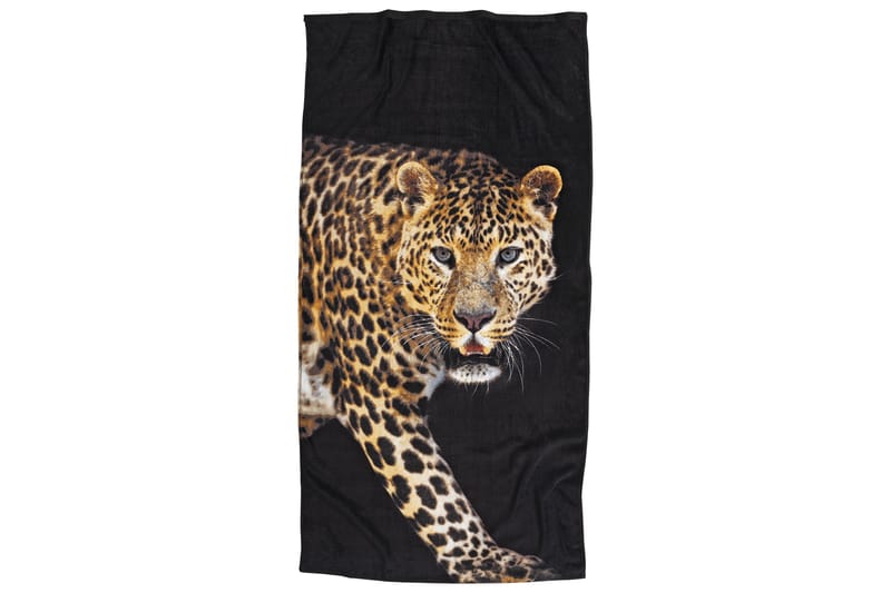 Leopard Bad 75x150 cm - Franzén - Textil & mattor - Badrumstextilier - Badlakan & badhandduk - Strandhandduk & strandbadlakan
