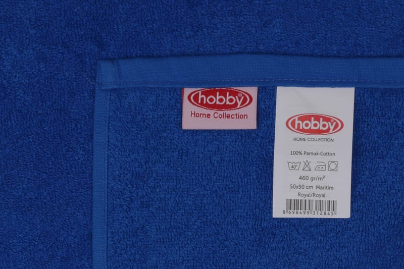 Ashburton Handduk 2-pack - Kungsblå - Textil - Badrumstextilier - Handduk