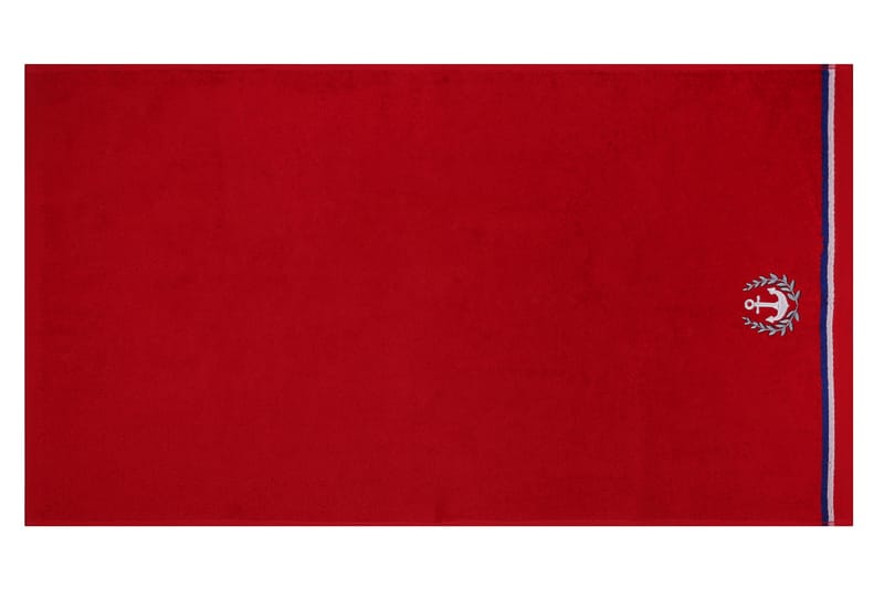 Ashburton Handduk 2-pack - Röd - Textil - Badrumstextilier - Handduk