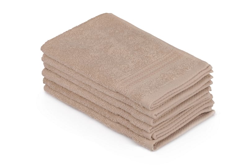 Ashburton Tvättlapp 6-pack - Beige - Textil & mattor - Badrumstextilier - Handduk