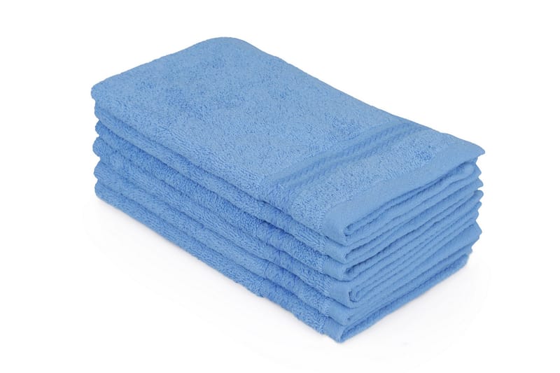 Ashburton Tvättlapp 6-pack - Blå - Textil & mattor - Badrumstextilier - Handduk