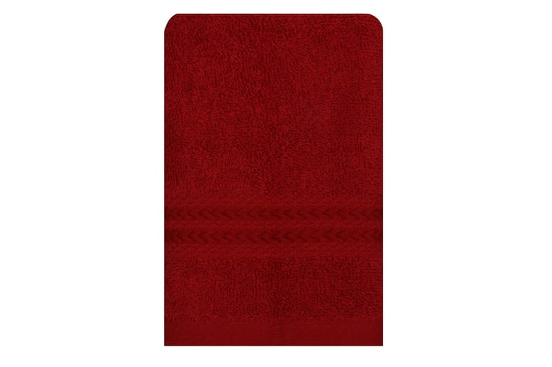 Hobby Handduk 30x50 cm - Röd - Textil - Badrumstextilier - Handduk