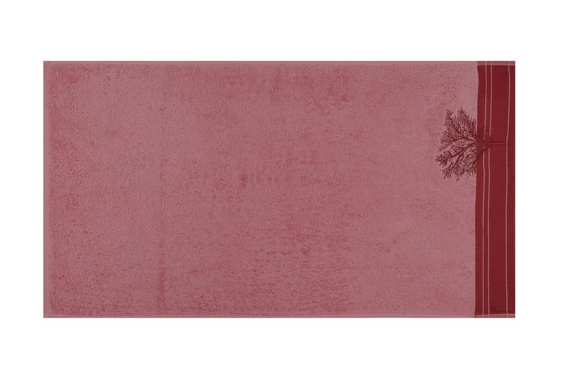 Hobby Handduk 50x90 cm 2-pack - Ljusrosa/Röd - Textil & mattor - Badrumstextilier - Handduk