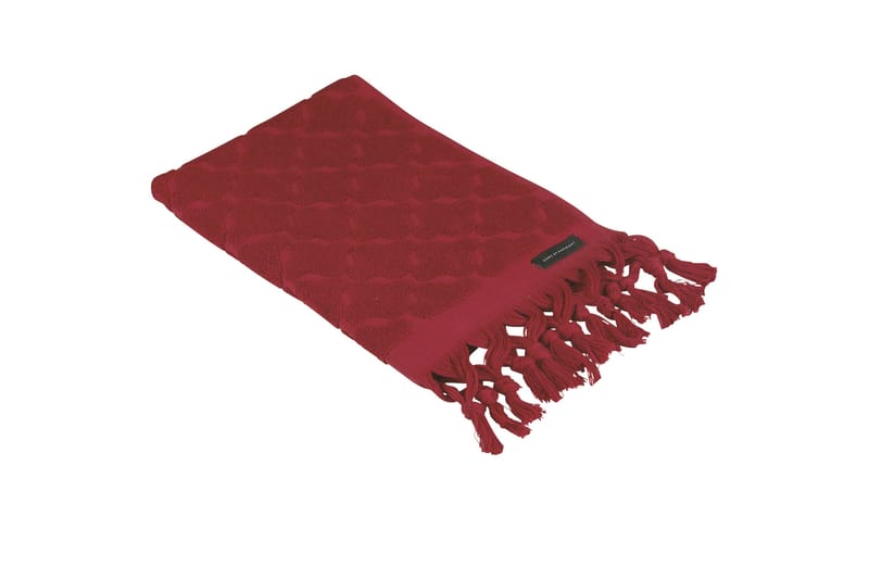 Miah Handduk 50x70 cm - Röd - Textil & mattor - Badrumstextilier - Handduk
