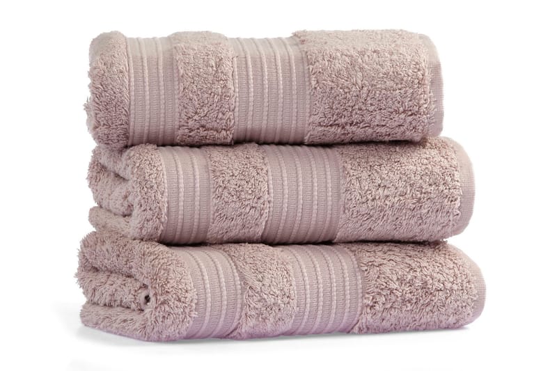 Morghyn Handduk - Rosa - Textil & mattor - Badrumstextilier - Handduk