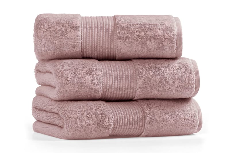 Morghyn Handduk - Rosa - Textil & mattor - Badrumstextilier - Handduk