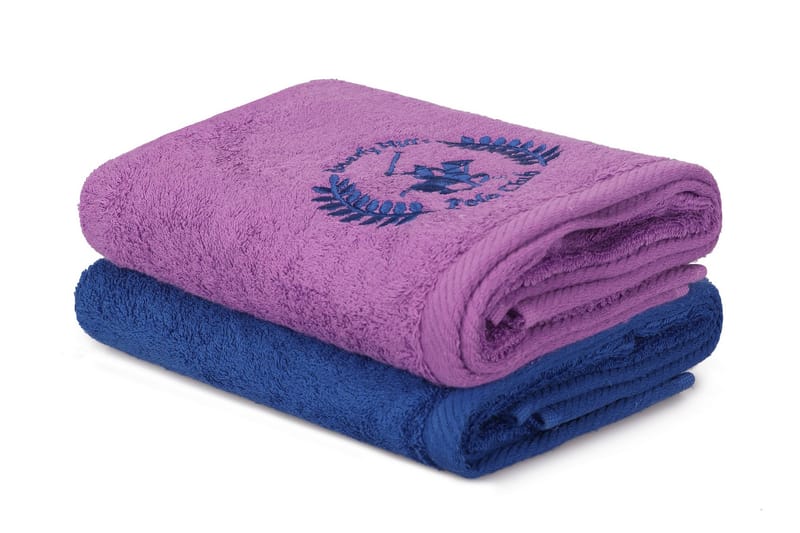 Tarilonte Handduk 2-pack - Mörkblå/Lila - Textil - Badrumstextilier - Handduk