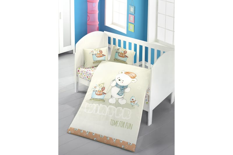 Victoria Bäddset Baby 4-dels Ranforce - Multi - Textil & mattor - Barntextilier - Barnsängkläder - Bäddset barn