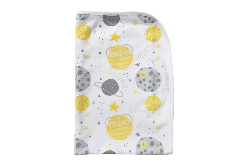 Babyfilt moon yellow eko - Summerville Organic - Textil & mattor - Barntextilier