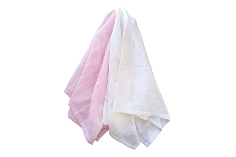 Muslin 2-pack rosa eko - Rosa - Textil & mattor - Barntextilier