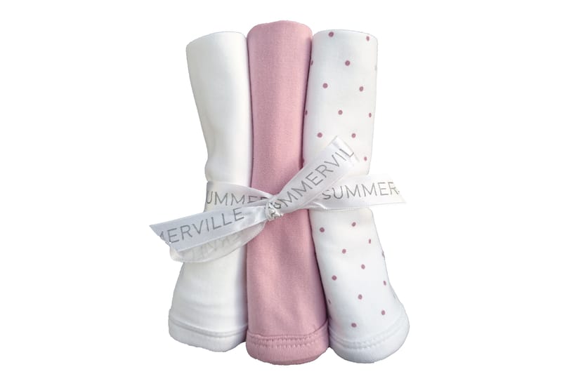 Snuttefilt 3-pack soft pink dotty eko - Ljusrosa - Textil & mattor - Barntextilier - Barnfiltar & babyfiltar