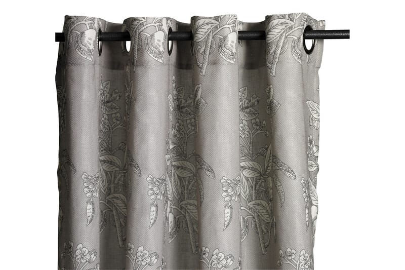 Fiorella Öljettlängd 240x140 cm - Beige/Grå/Vit - Textil & mattor - Sängkläder - Bäddset & påslakanset - Påslakanset dubbelsäng