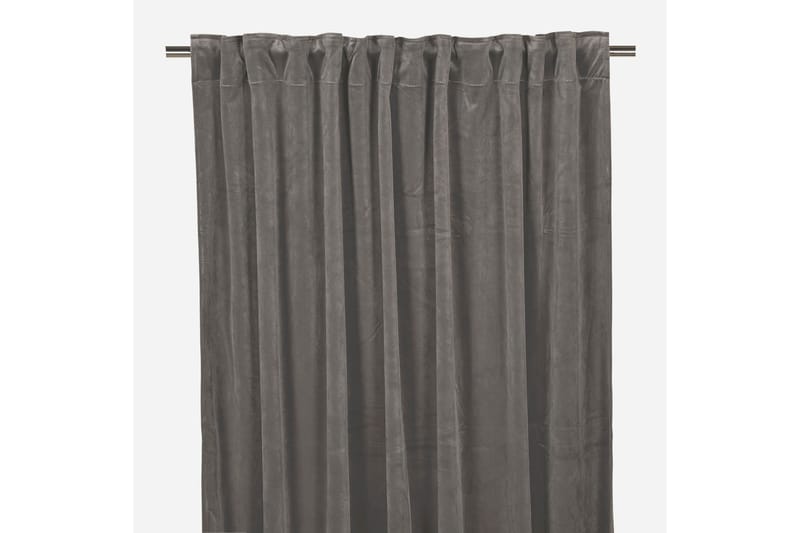 Velvet Gardinlängd 140x240 cm - Grafitgrå - Textil & mattor - Gardiner - Gardinlängder - Hanklängd