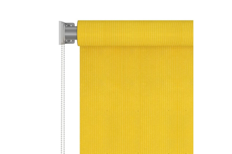 Rullgardin utomhus 120x140 cm gul HDPE - Gul - Textil & mattor - Gardiner - Rullgardin