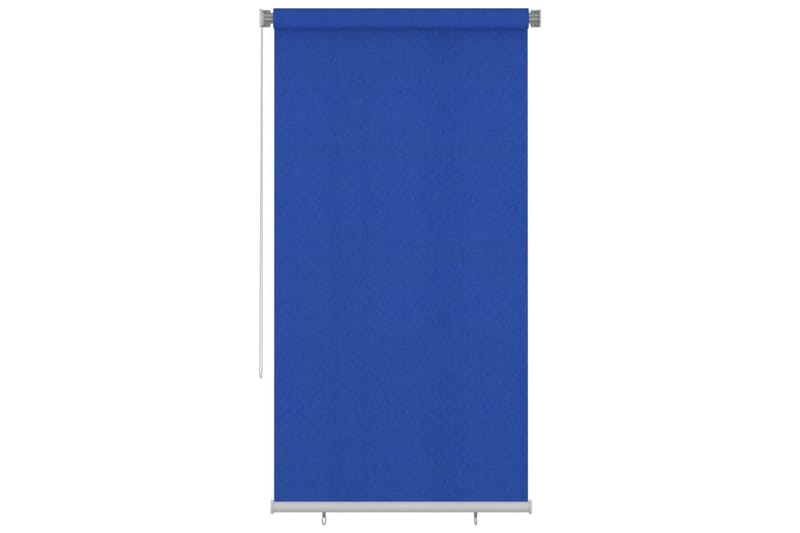 Rullgardin utomhus 120x230 cm blå HDPE - Blå - Textil & mattor - Gardiner - Rullgardin
