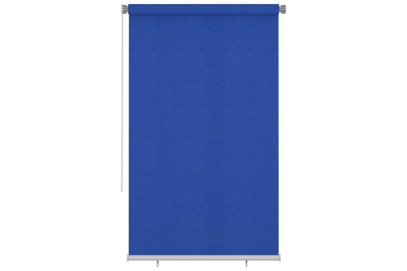 Rullgardin utomhus 140x230 cm blå HDPE - Blå - Textil & mattor - Gardiner - Rullgardin