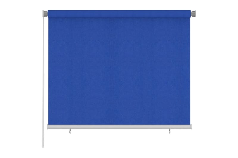 Rullgardin utomhus 180x140 cm blå HDPE - Blå - Textil & mattor - Gardiner - Rullgardin