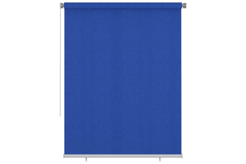 Rullgardin utomhus 180x230 cm blå HDPE - Blå - Textil & mattor - Gardiner - Rullgardin
