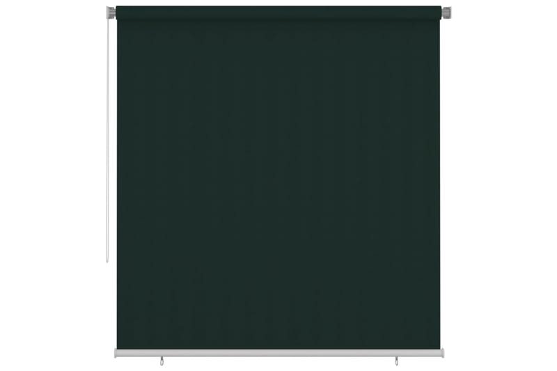 Rullgardin utomhus 220x230 cm mörkgrön HDPE - Grön - Textil & mattor - Gardiner - Rullgardin
