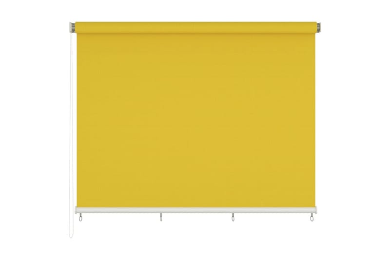 Rullgardin utomhus 350x140 cm gul - Gul - Textil - Gardiner - Rullgardin