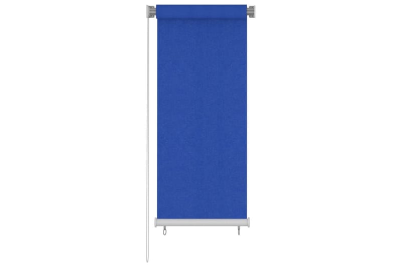 Rullgardin utomhus 60x140 cm blå HDPE - Blå - Textil & mattor - Gardiner - Rullgardin