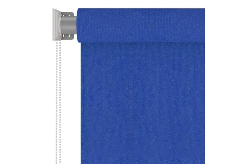 Rullgardin utomhus 60x140 cm blå HDPE - Blå - Textil & mattor - Gardiner - Rullgardin