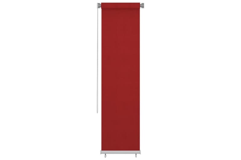 Rullgardin utomhus 60x230 cm röd HDPE - Röd - Textil & mattor - Gardiner - Rullgardin