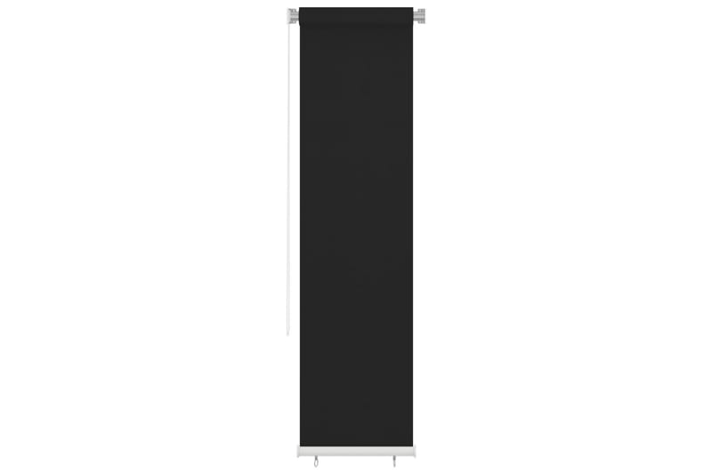 Rullgardin utomhus 60x230 cm svart HDPE - Svart - Textil & mattor - Gardiner - Rullgardin