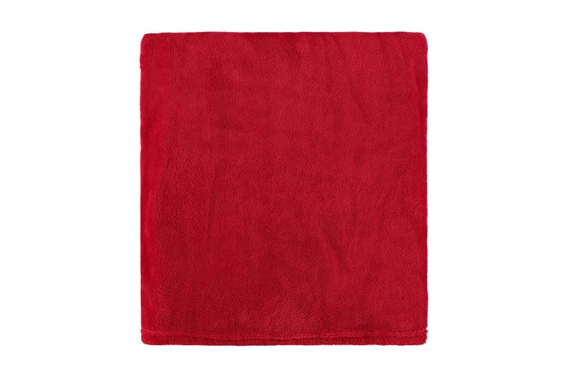 Fleecepläd Irma 125X150 Cm Röd - Röd - Textil & mattor - Kudde & pläd - Filtar & plädar