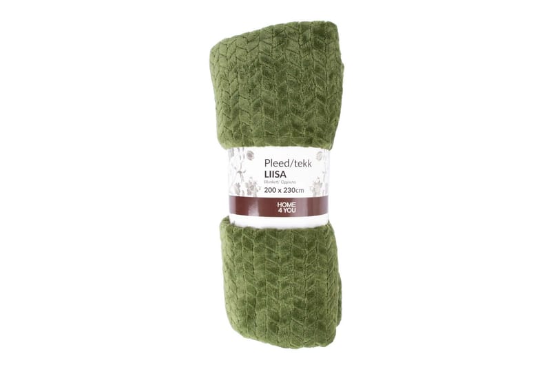 Liisa Filt XL 200x230 cm Grön - Textil & mattor - Filtar, kuddar & plädar - Filtar & plädar