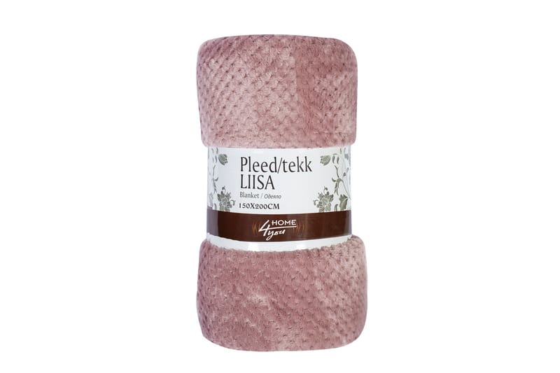 Liisa Pläd Coral 150x200cm - Rosa - Textil & mattor - Kudde & pläd - Filtar & plädar