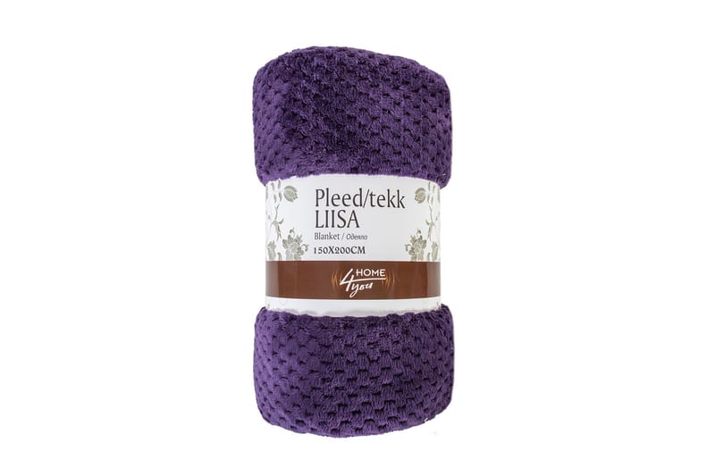Pläd Liisa Coral 150x200cm - Lila - Textil & mattor - Kudde & pläd - Filtar & plädar