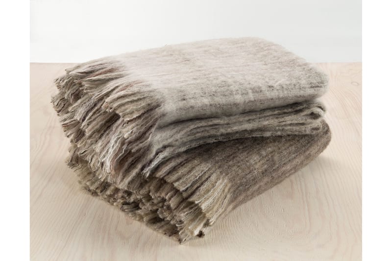 Qureca Prydnadspläd 130x170 cm - Beige - Textil & mattor - Kudde & pläd - Filtar & plädar