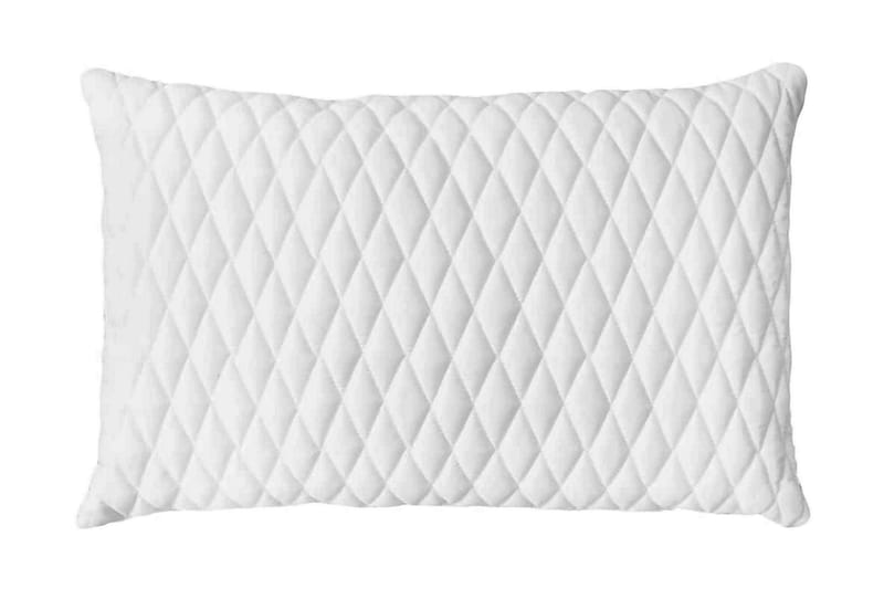 Kudde 2 st 60x40x14 cm minnesskum - Vit - Textil & mattor - Sängkläder - Överkast - Överkast dubbelsäng