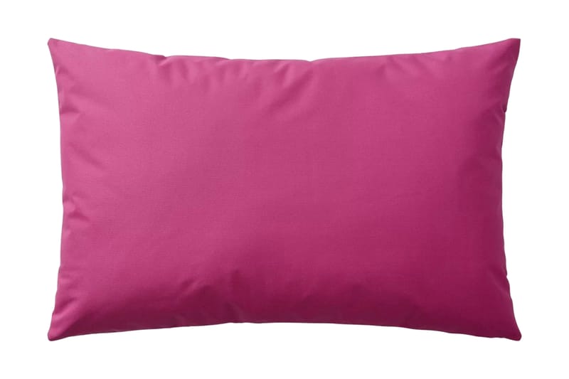 Prydnadskuddar för trädgården 2 st 60x40 cm rosa - Rosa - Textil & mattor - Kudde & pläd - Prydnadskudde & kuddfodral