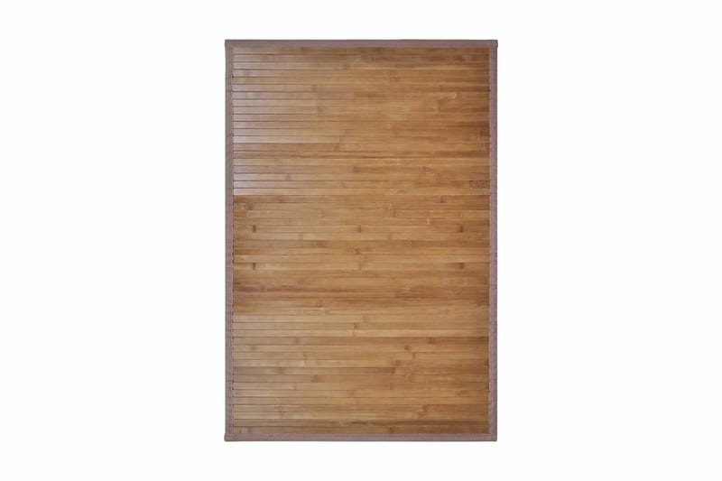 Badrumsmattor i bambu 2 st 40x50 cm brun - Brun - Textil & mattor - Mattor - Badrumsmatta