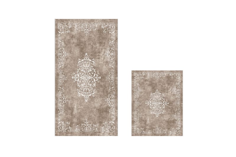 Panchuram Badrumsmatta 60x150 cm Rektangulär - Beige - Textil & mattor - Mattor - Badrumsmatta