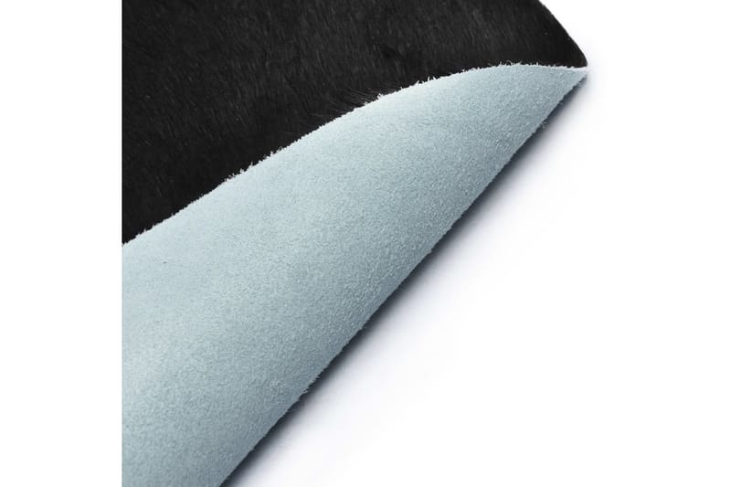 Matta äkta kohud svart och vit 150x170 cm - Svart - Textil & mattor - Mattor - Fällar & skinnmattor