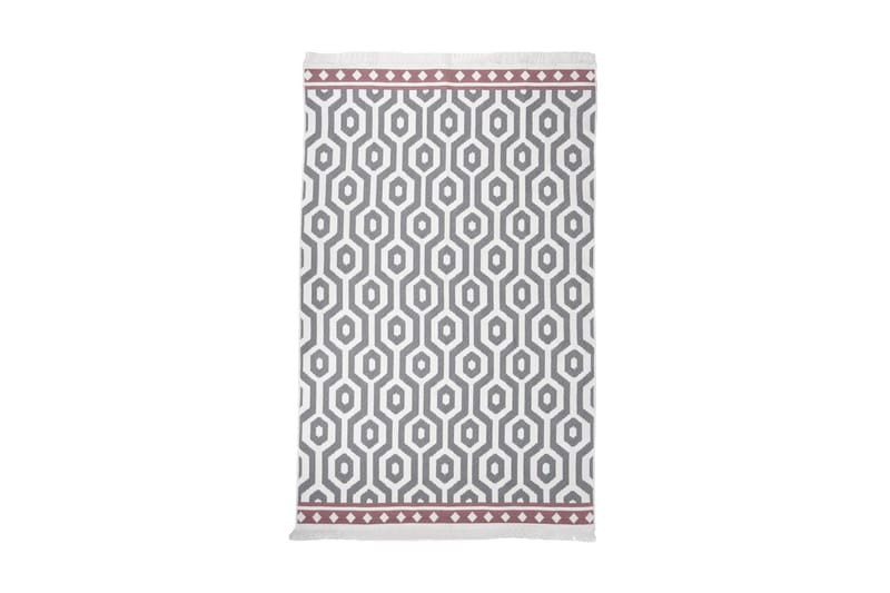 Matta grå 160x230 cm bomull - Grå - Textil & mattor - Mattor - Modern matta - Bomullsmatta