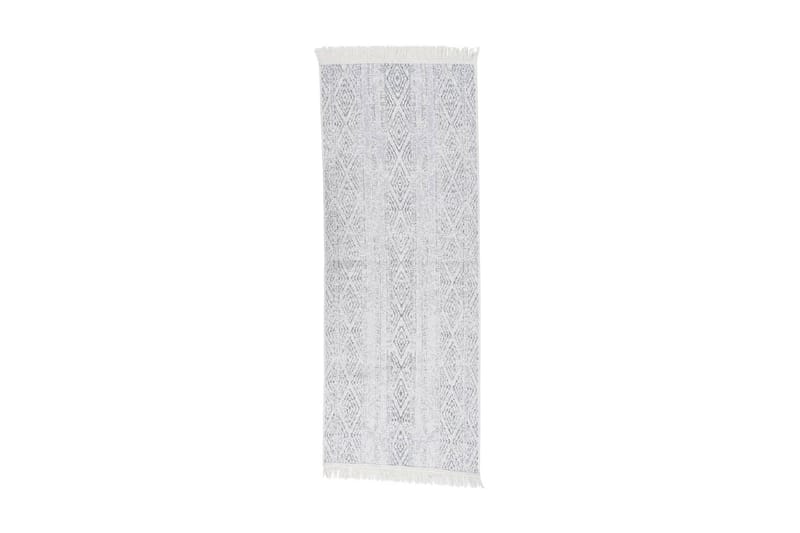 Matta ljusgrå 100x300 cm bomull - Grå - Textil & mattor - Mattor - Modern matta - Bomullsmatta