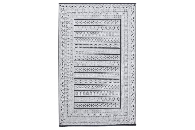 Terkaple Bomullsmatta 200x290 cm Rektangulär - Vit/Grå - Textil & mattor - Mattor - Modern matta - Bomullsmatta