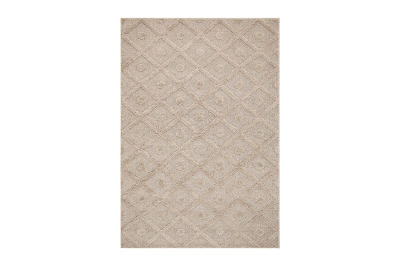 Doriane Circle Wiltonmatta 120x170 cm - Linnebeige - Textil & mattor - Mattor - Modern matta - Friezematta