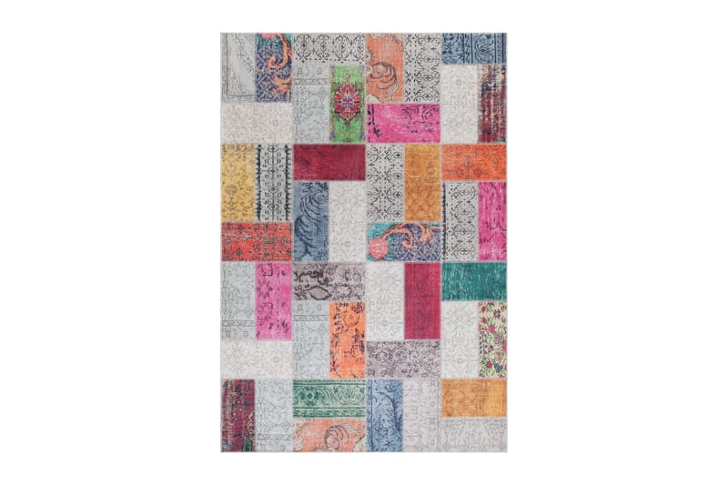 Gizmo Quilt Wiltonmatta 160x230 cm Tvättbar - Flerfärgad - Textil & mattor - Mattor - Modern matta - Friezematta