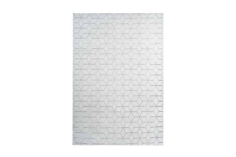 Skeardpat Ryti Matta 120x160 cm Vit/Gråblå - D-Sign - Textil - Mattor - Modern matta - Friezematta