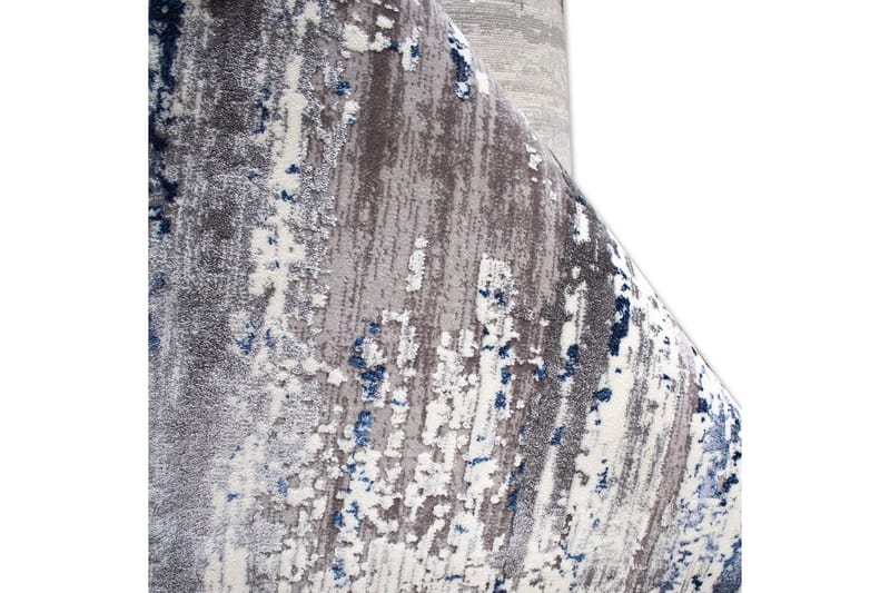 Akhun Entrematta 120x700 cm - Grå/Blå/Akryl - Textil & mattor - Mattor - Modern matta - Gångmattor