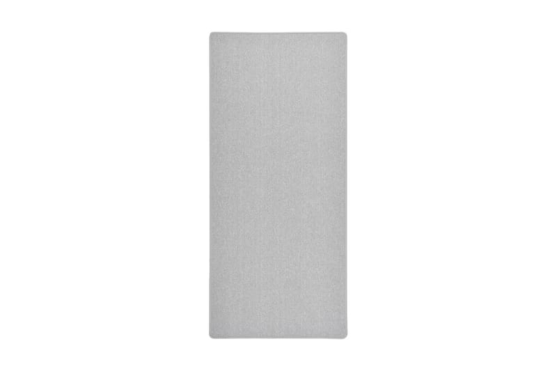 Gångmatta ljusgrå 50x100 cm - Grå - Textil - Mattor - Stora mattor