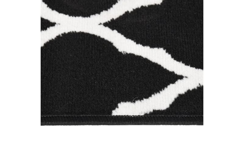 Gångmatta svart och vit BCF 100x400 cm - Svart - Textil & mattor - Mattor - Modern matta - Gångmattor