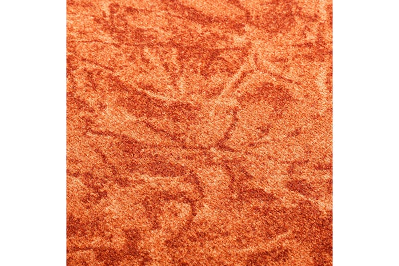 Gångmatta terrakotta 67x150 cm halkfri - Brun - Textil - Mattor - Modern matta - Gångmattor