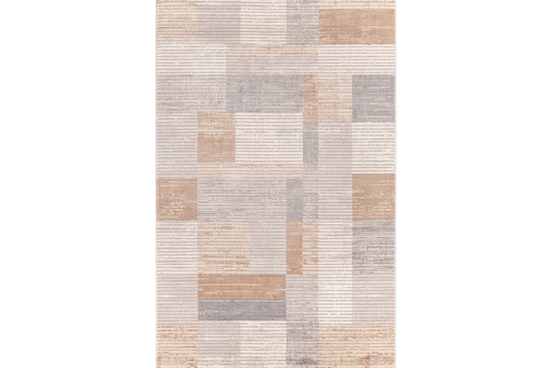 Motto Gångmatta 80x150 cm Rektangulär - Grå/Beige/Brun - Textil & mattor - Mattor - Modern matta - Gångmattor